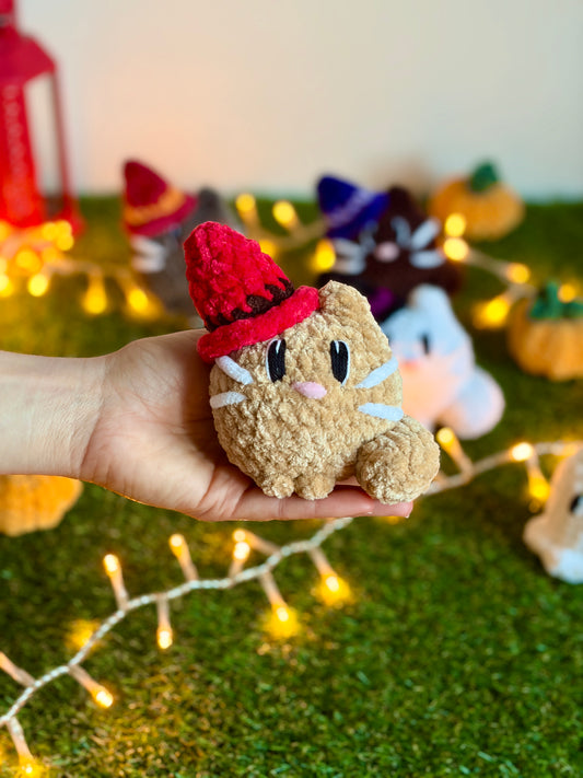 Chat flouf sorcier 🐈 🧙 - Peluche chat mignon