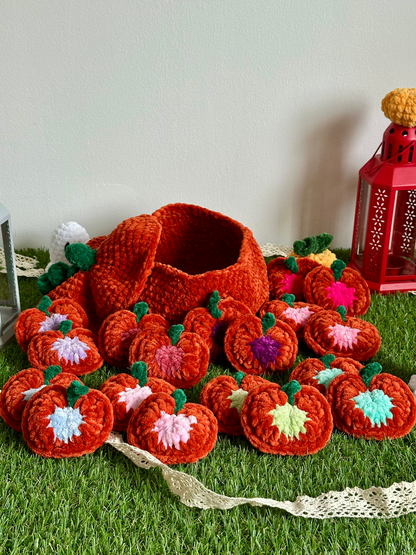 Patron PDF Jeu Memory Citrouille au crochet