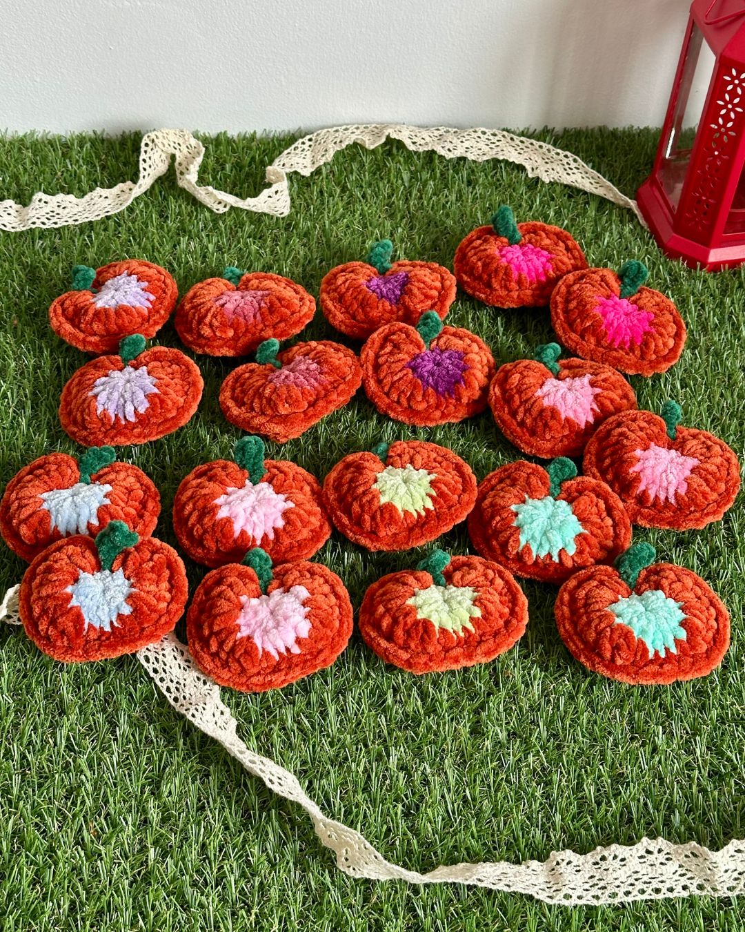 Patron PDF Jeu Memory Citrouille au crochet