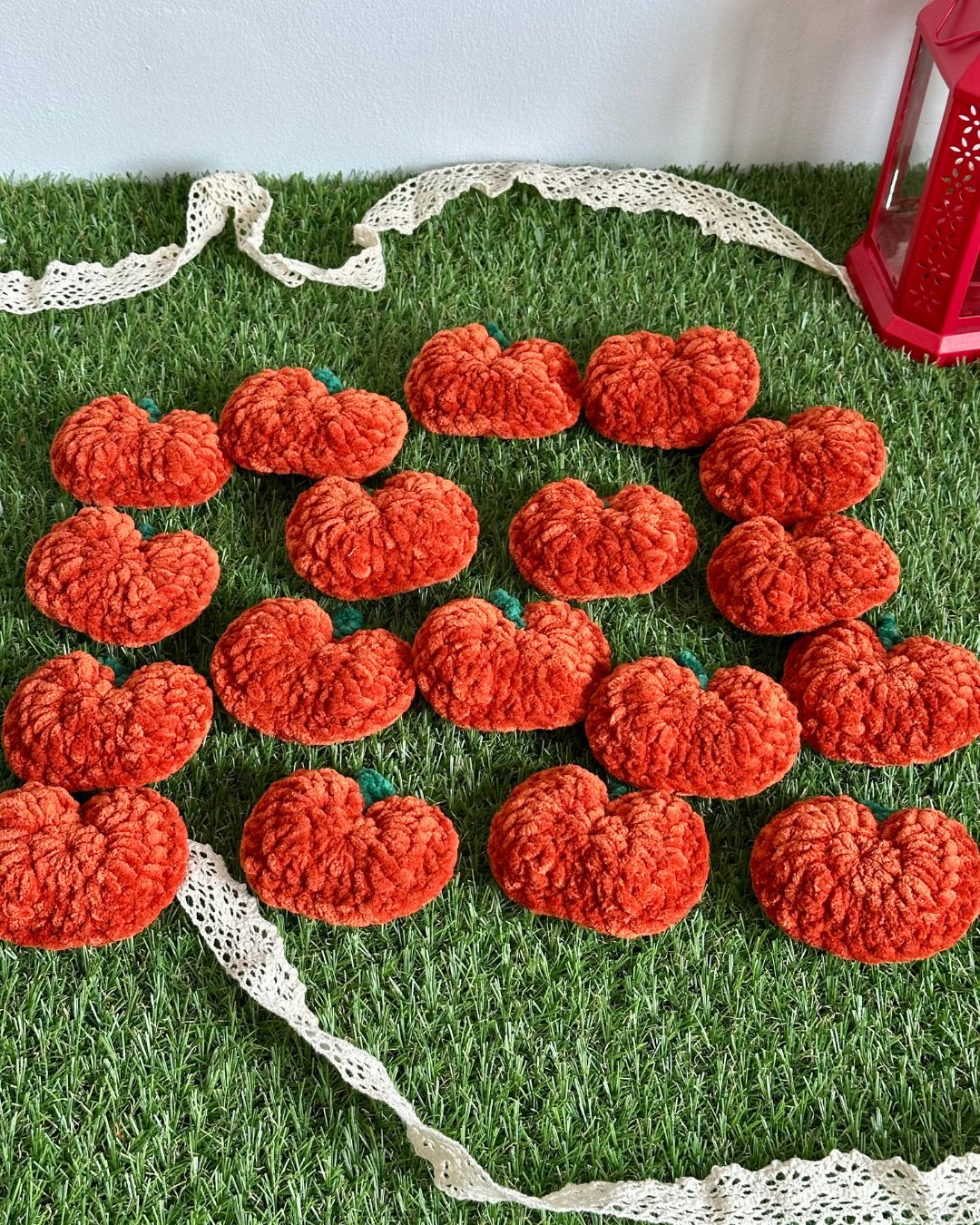 Patron PDF Jeu Memory Citrouille au crochet