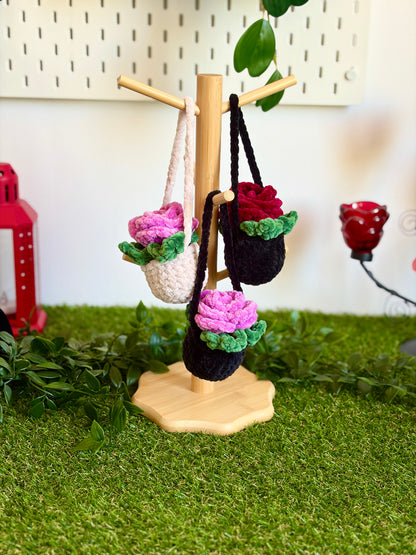 Mini rose suspendue