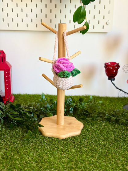 Mini rose suspendue