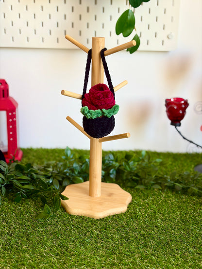 Mini rose suspendue