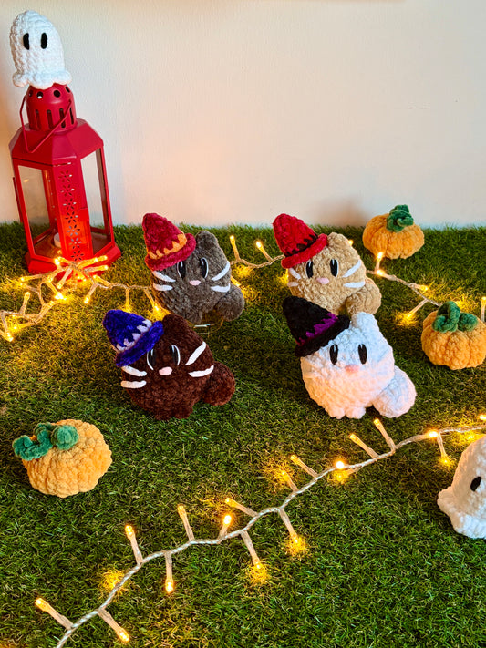 Chat flouf sorcier 🐈 🧙 - Peluche chat mignon