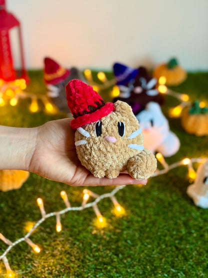 Chat flouf sorcier 🐈 🧙 - Peluche chat mignon