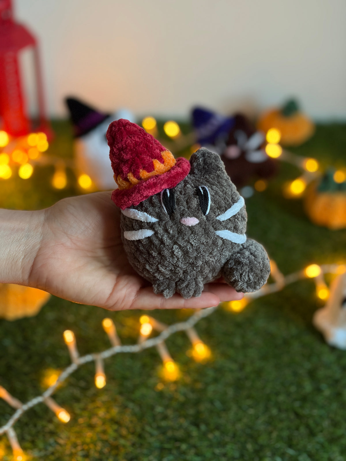 Chat flouf sorcier 🐈 🧙 - Peluche chat mignon